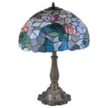 A Tiffany style table lamp