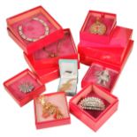 A collection of Butler & Wilson costume jewellery in original boxes