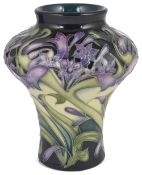 A contemporary Moorcroft pottery 'Isis' vase by Emma Bossons, design date 2003