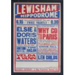 A selection of advertising ephemera posters and napkins