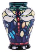 A contemporary Moorcroft 'Favrile' vase by Nicola Slaney, circa 2000