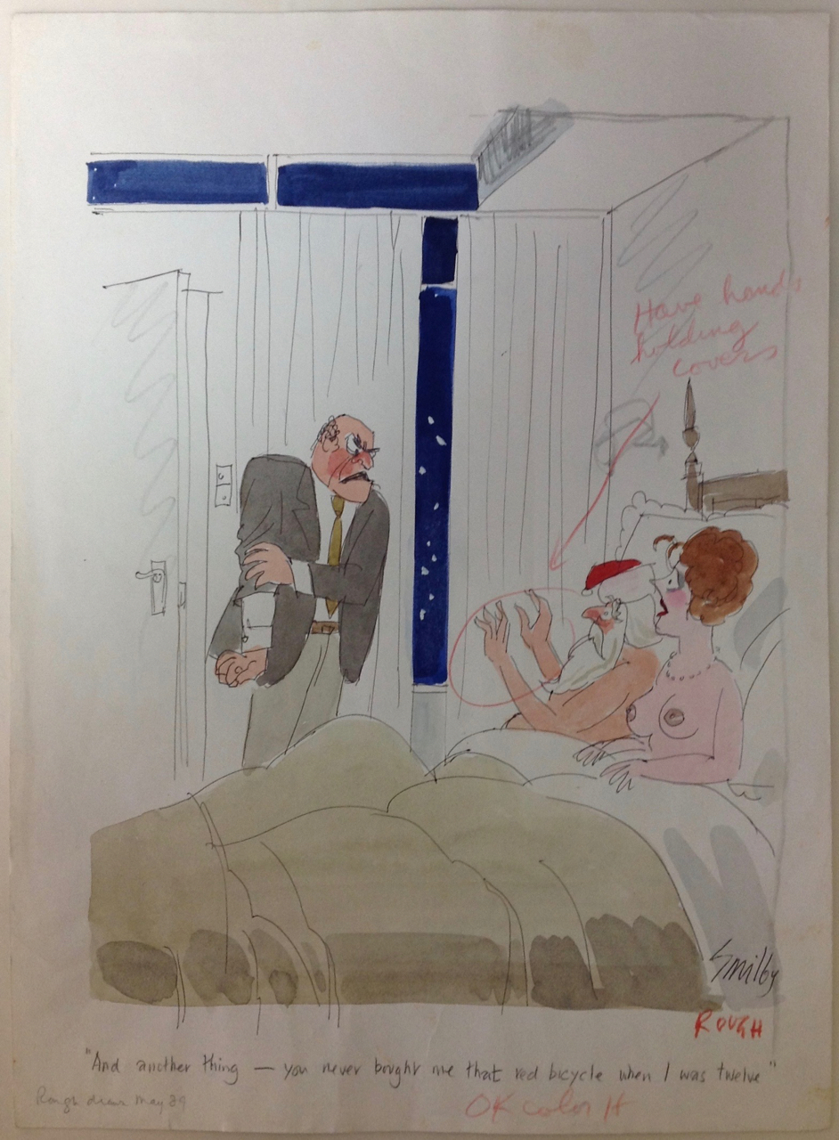 Smilby, Francis Wilford-Smith (British 1927 – 2009) cartoon for Playboy “And another thing – you..." - Image 2 of 2