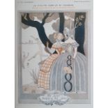 A collection of 19th and 20th century etchings and prints a Victorian Pantin Colombine by Pellerin,