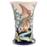 A contemporary Moorcroft 'Derent' vase by Philip Gibson, circa 2004