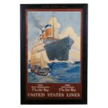 Advertising memorabilia for Sunlight Soap, United States Lines, Lifeboy Soap, Avalon cigarettes