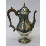 HALLMARKED SILVER CHOCOLATE POT,