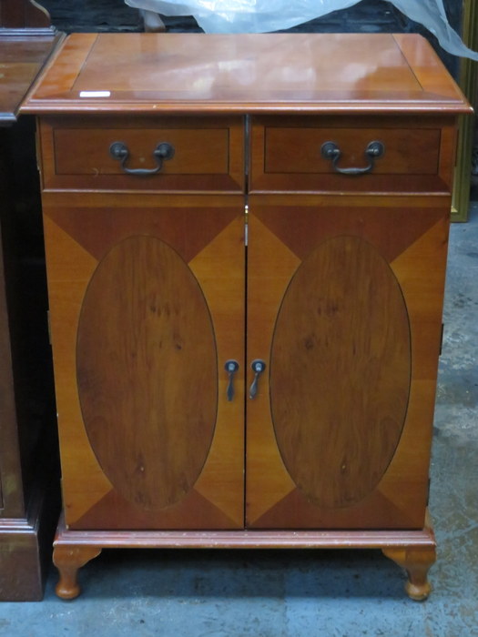 REPRODUCTION YEW HI-FI CABINET