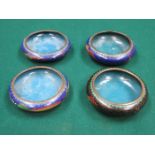 FOUR VARIOUS CLOISONNE SMALL BOWLS