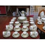 PARCEL OF ROYAL WORCESTER BALMORAL GILDED TEA/COFFEE WARE,