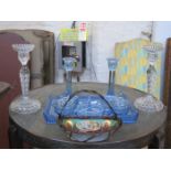 GLASS DRESSING TABLE SET,