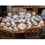 PARCEL OF COALPORT STRAWBERRY TEAWARE,