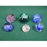 PARCEL OF VARIOUS PAPERWEIGHTS
