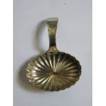 HALLMARKED SILVER GEORGIAN CADDY SPOON,