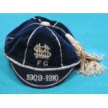 INTERESTING FOOTBALL CAP WITH CREST,