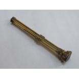 GOLD COLOURED COLUMN FORM RETRACTING PENCIL