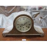 OAK CASE MANTEL CLOCK