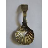 HALLMARKED SILVER GEORGIAN CADDY SPOON,