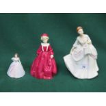 ROYAL WORCESTER FIGURE- GRANDMOTHER'S DRESS,