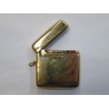 9ct GOLD VESTA CASE