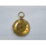 18ct GOLD POCKET WATCH