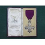 HALLMARKED SILVER MBE,