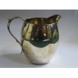 HALLMARKED SILVER MILK JUG,