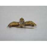 9ct GOLD RAF BADGE