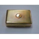 19th CENTURY 18ct GOLD MACHINE TURNED SNUFF BOX