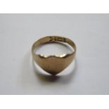 SMALL 9ct GOLD SIGNET RING
