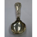 HALLMARKED SILVER CADDY SPOON, LONDON ASSAY, DATED 1834,