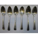 SIX VARIOUS HALLMARKED SILVER SPOONS