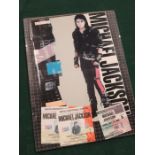 THREE MICHAEL JACKSON 1988 CONCERT TICKETS PLUS SOUVENIR MAGAZINE