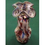 LARGE DECORATIVE MURANO GLASS VASE,