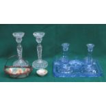 GLASS DRESSING TABLE SET,