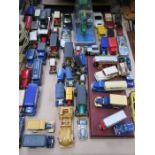 PARCEL OF UNBOXED DIECAST AND OTHER VEHICLES INCLUDING CORGI AND LLEDO, ETC.