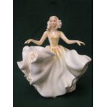 ROYAL DOULTON GLAZED CERAMIC FIGURE- SWEET SEVENTEEN,