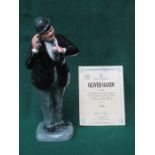 ROYAL DOULTON LIMITED EDITION FIGURE DEPICTING OLIVER HARDY, HN2775,