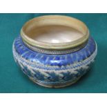 DOULTON LAMBETH CERAMIC BOWL BY EDITH D LUPTON, No 1879, INITIALLED 'EDL' TO BASE,