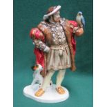 ROYAL DOULTON GLAZED CERAMIC FIGURE- HENRY VIII,