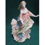 BOXED ROYAL DOULTON LIMITED EDITION 'SHAKESPEARE LADIES' GLAZED CERAMIC FIGURE- TITANIA,