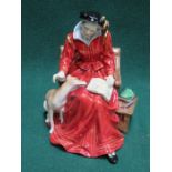 ROYAL DOULTON LIMITED EDITION GLAZED CERAMIC FIGURE- CATHERINE PARR,