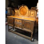 OAK PRIORY STYLE BARLEY TWIST SIDEBOARD