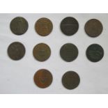 TEN 18th CENTURY INDUSTRIAL TOKENS