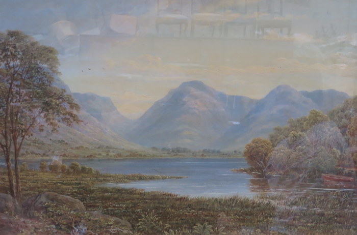 WILLIAM TAYLOR LONGMIRE, PAIR OF FRAMED OIL ON CANVASES- BROTHERS WATER FROM THE FOOT, - Image 2 of 2