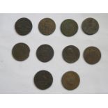 TEN 18th CENTURY INDUSTRIAL TOKENS