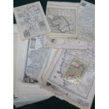 PARCEL OF VARIOUS UNFRAMED MAPS