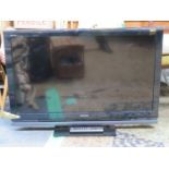 LARGE SONY BRAVA FLATSCREEN TELEVISION WITH REMOTE