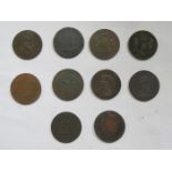 TEN 18th CENTURY INDUSTRIAL TOKENS