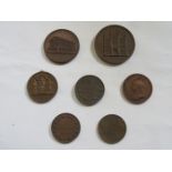 SEVEN VICTORIAN AND OTHER COMMEMORATIVE MEDALS