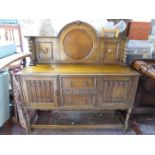 OAK PRIORY STYLE BARLEY TWIST SIDEBOARD